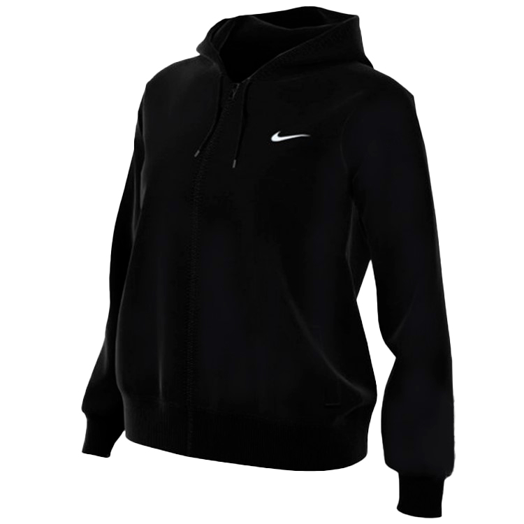 Hanorac Nike W NSW JRSY OS FZ HOODIE M Negru Femei photo 6