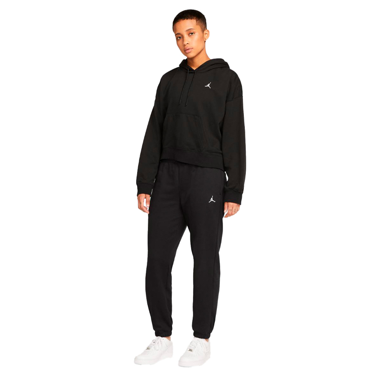 Hanorac Nike W J ESSEN FLC HOODIE CORE L Negru Femei photo 4
