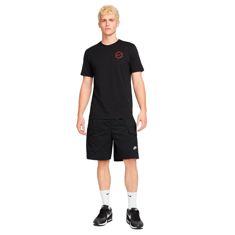 Футболка мужская Nike M NSW BRND RIFF GRAPHIC TEE 1 S Черный photo 8
