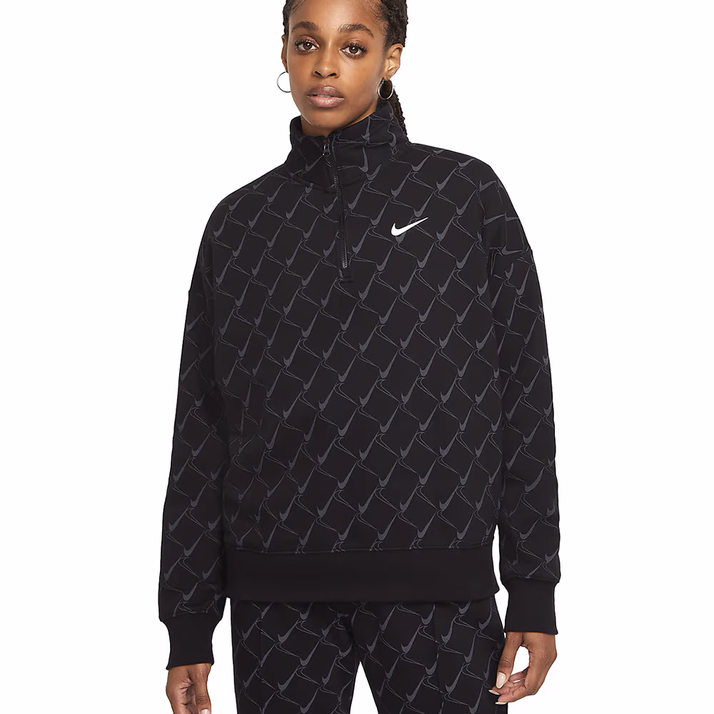 Hanorac Nike W NSW TREND QZ FLC AOP SWOOSH