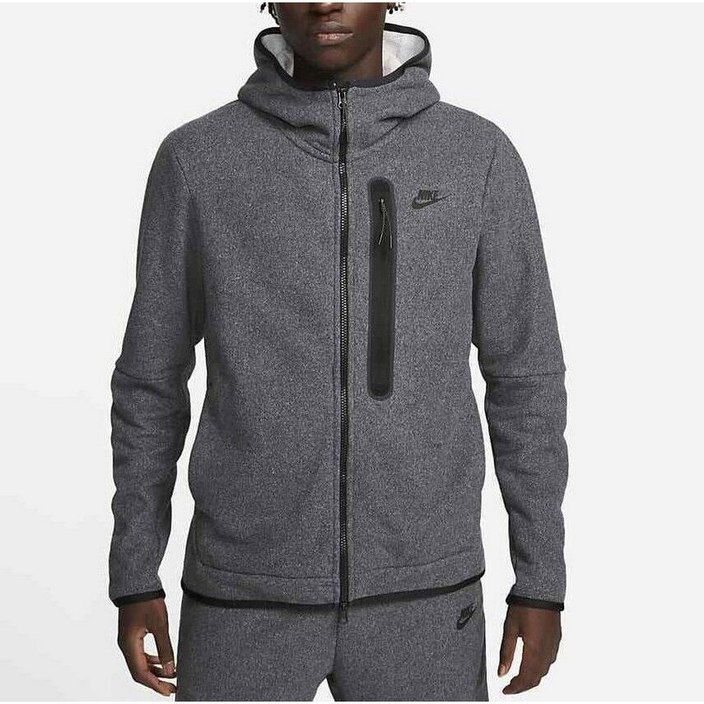 Hanorac pt bărbați Nike M NSW TCH FLC FZ WINTER HD XS Gri photo 7