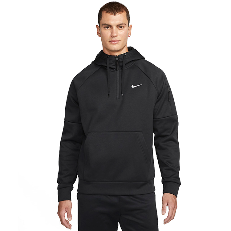 Мужская Толстовка Nike M NK TF HD QZ S Черный photo 2
