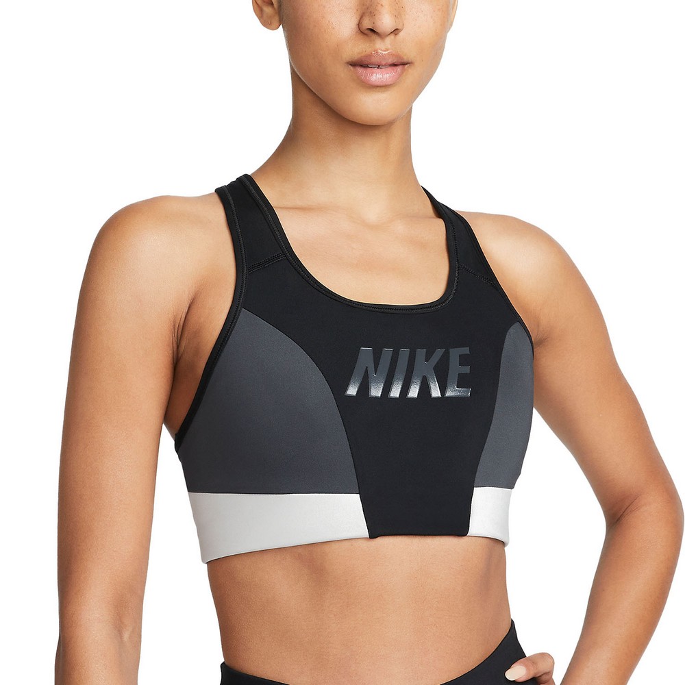 Bra sportive Nike W NK DF SWSH LOGO CB BRA / Femei / L / Negru photo 2