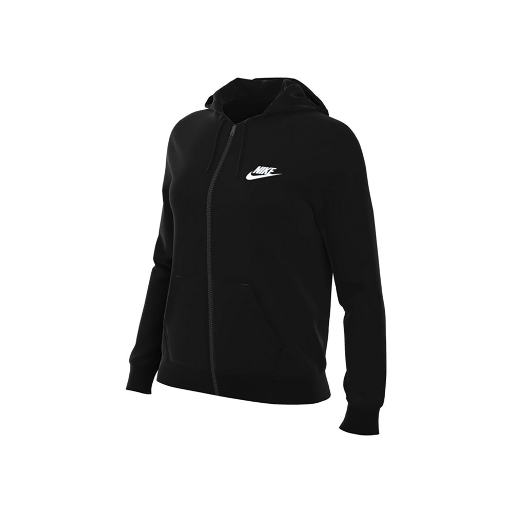 Толстовка Nike W NSW CLUB FLC FZ HOODIE STD XS Черный Женский photo 1