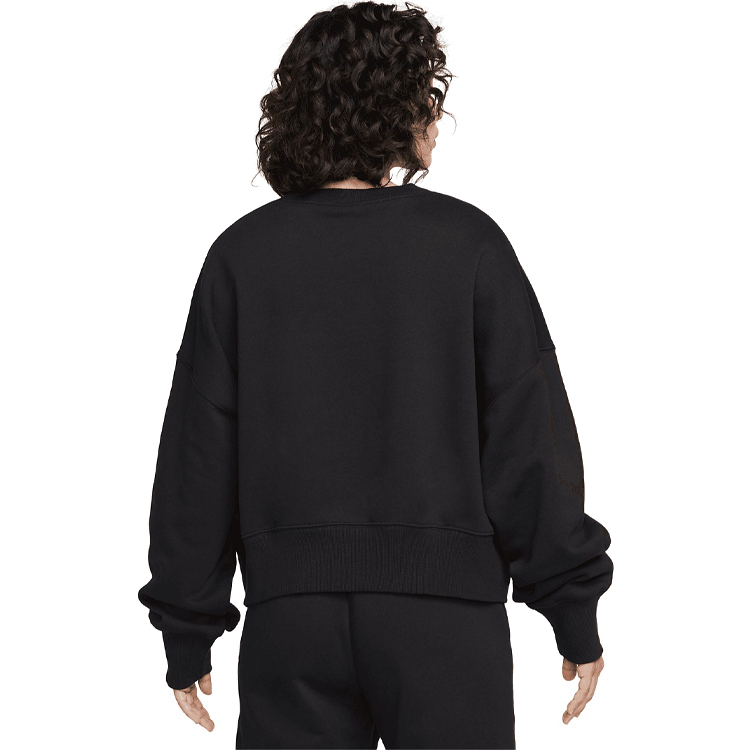 Толстовка Nike W NSW STYLE FLC CREW OOS XS Черный Женский photo 2