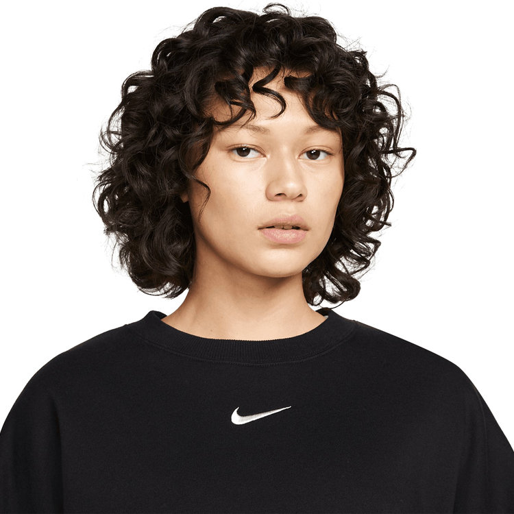 Толстовка Nike W NSW STYLE FLC CREW OOS XS Черный Женский photo 3