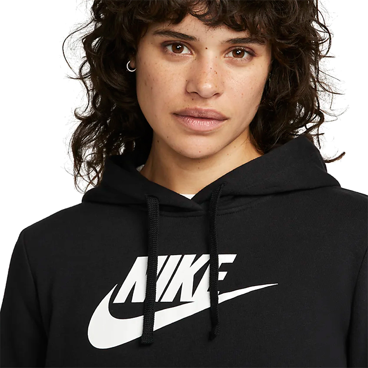 Hanorac Nike W NSW CLUB FLC GX PO HDY STD S Negru Femei photo 3