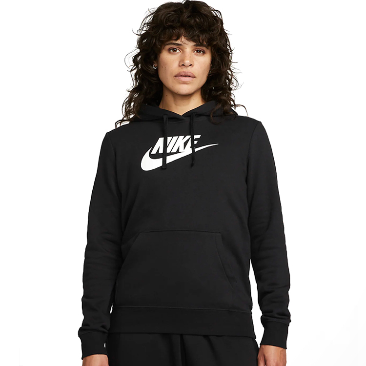 Hanorac Nike W NSW CLUB FLC GX PO HDY STD S Negru Femei photo 4