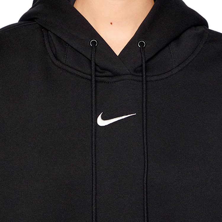 Hanorac Nike W NSW STYLE FLC PO HOODIE OS M Negru Femei photo 2
