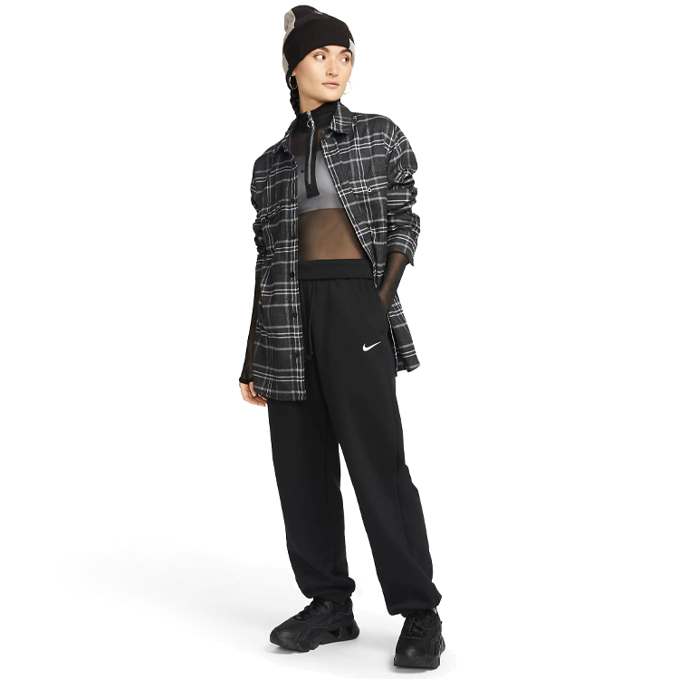 Брюки Nike W NSW PHNX FLC HR OS PANT XS Черный Женский photo 5