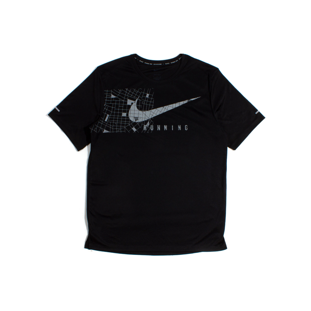 Tricou bărbătesc Nike M NK DF UV MILER RUNDVN SS GFX M Negru photo 1 Tricou bărbătesc Nike M NK DF UV MILER RUNDVN SS GFX M Negru photo 1