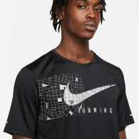 Tricou Nike M NK DF UV MILER RUNDVN SS GFX thumbnav 3