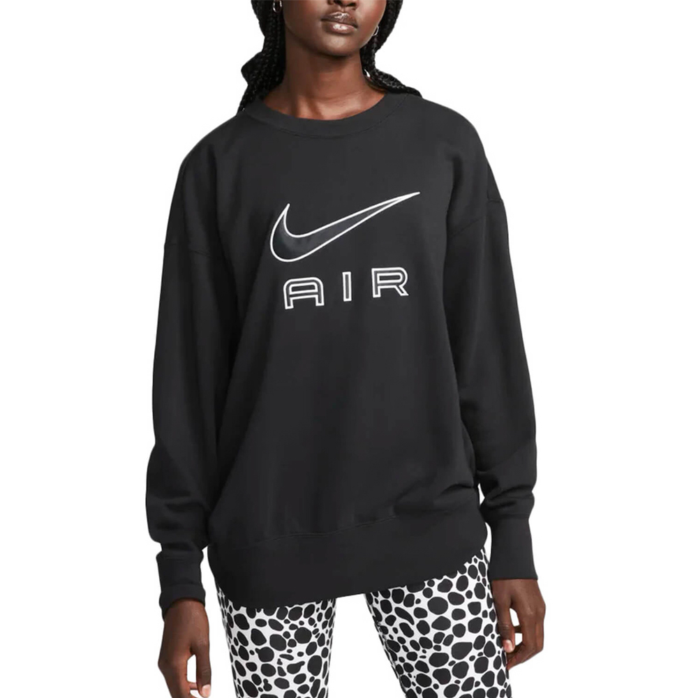 Hanorac Nike W NSW AIR FLC CREW S Negru Femei photo 2