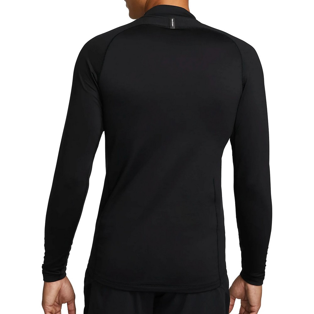 Hanorac pt bărbați Nike M NP TOP WARM LS MOCK S Negru photo 4
