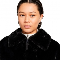Scurta Nike W NSW FX FUR GFX AOP LNG JKT thumbnav 2