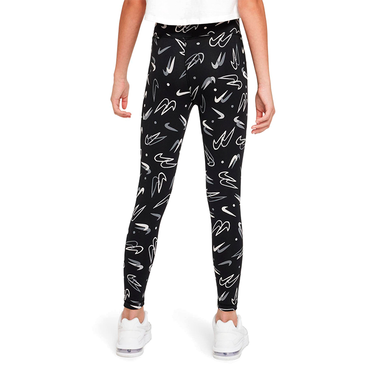 Легинсы Nike G NSW ESSNTL MR LGGNG SSNL PRN / Женский / S / Черный photo 5
