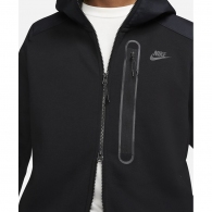 Hanorac Nike M NK TCH FLC OVERLAY FZ thumbnav 2