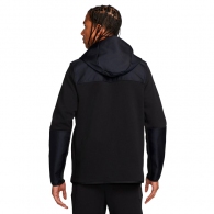 Hanorac Nike M NK TCH FLC OVERLAY FZ thumbnav 3