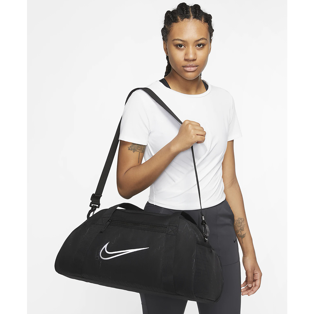 Geanta p/sport  Nike W NK GYM CLUB - AOP/DR6243-010/Negru photo 3