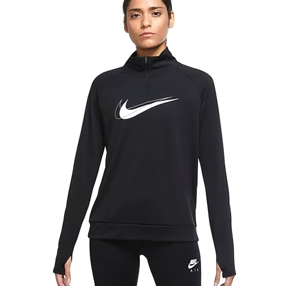 Hanorac Nike W NK DF SWSH RUN HZ MDLYR NFS / Femei / M / Negru photo 1