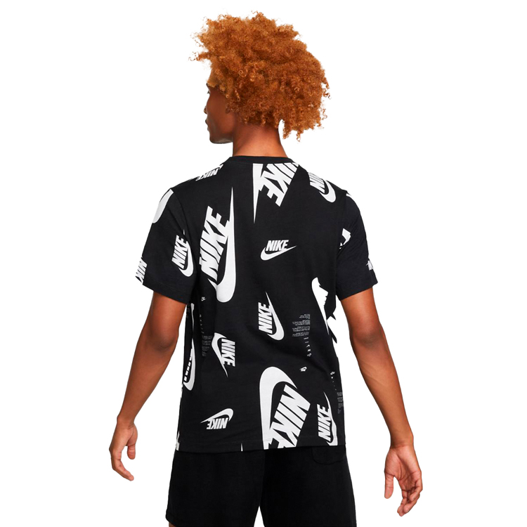 Tricou bărbătesc Nike M NSW TEE CLUB SSNL AOP M Negru photo 3