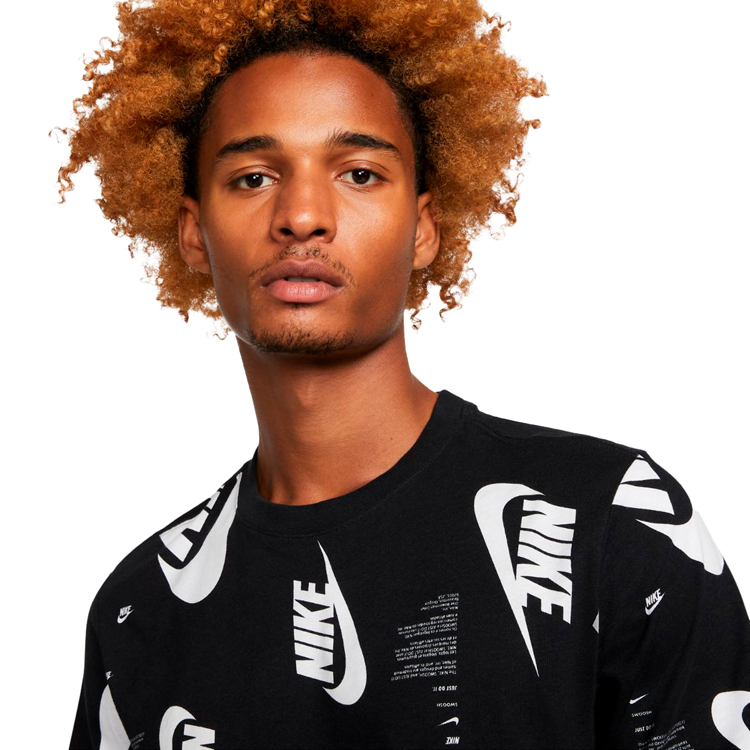 Tricou bărbătesc Nike M NSW TEE CLUB SSNL AOP M Negru photo 5