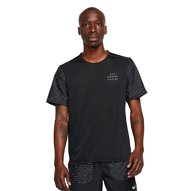 Футболка мужская Nike M NK DF RUN DV NV RISE 365 NFS S Черный photo 2