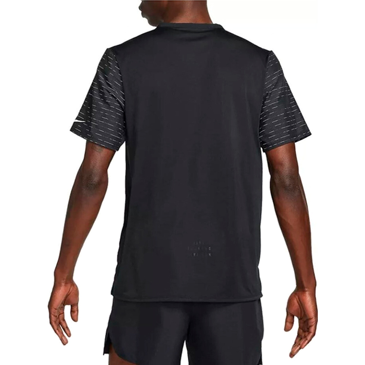 Футболка мужская Nike M NK DF RUN DV NV RISE 365 NFS S Черный photo 3