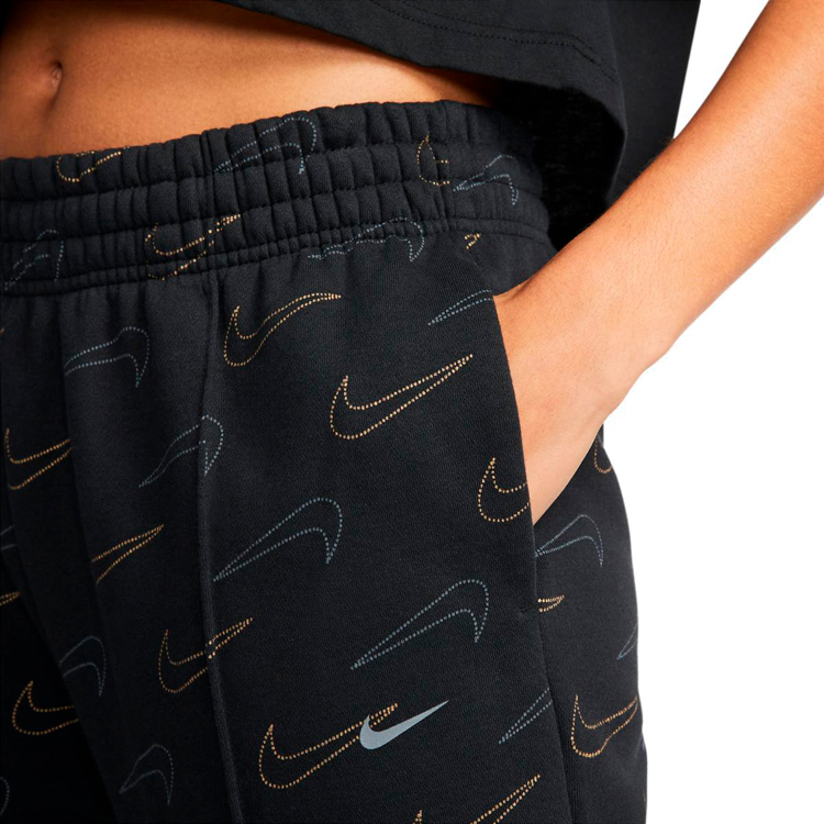 Pantaloni Nike W NSW FLC TREND PANT CF AOP XS Negru Femei photo 4