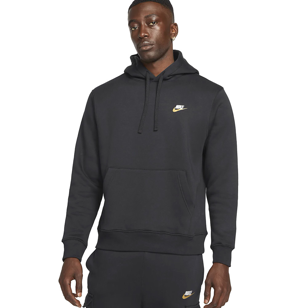 Мужская Толстовка Nike M NSW CLUB FLC F PO HOODIE BB M Черный photo 2