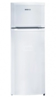 Frigider cu congelator sus Beko DSA25010, 228 l, 145 cm, A, Alb