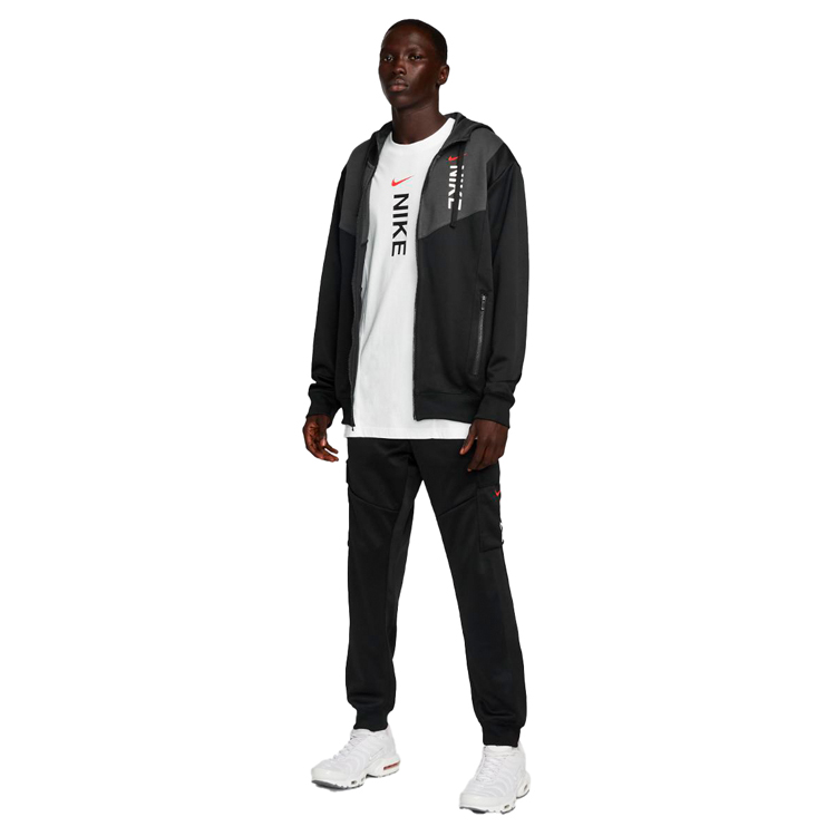 Hanorac pt bărbați Nike M NSW HYBRID PK FZ HOODIE M Negru photo 2