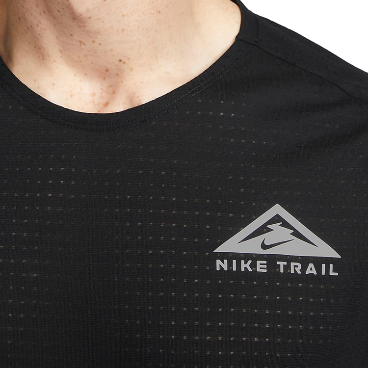Футболка мужская Nike M NK DF SOLAR CHASE SS TOP S Черный photo 4