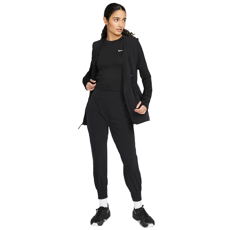 Pantaloni Nike W NK DF BLISS MR 7/8 JOGGER / Femei / XL / Negru photo 2
