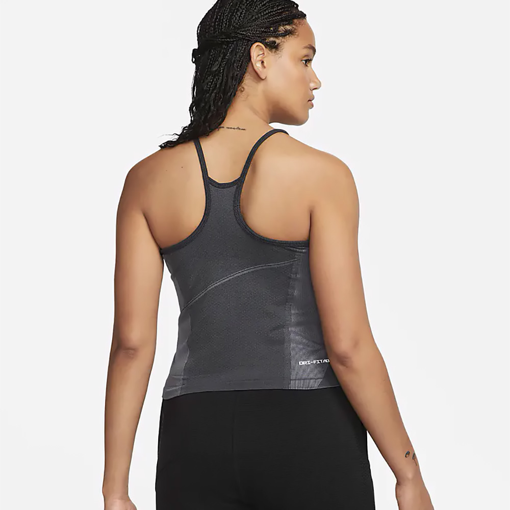 Майка Nike W NK DFADV AURA SLIM NVLT TANK / Женский / S / Серый photo 2