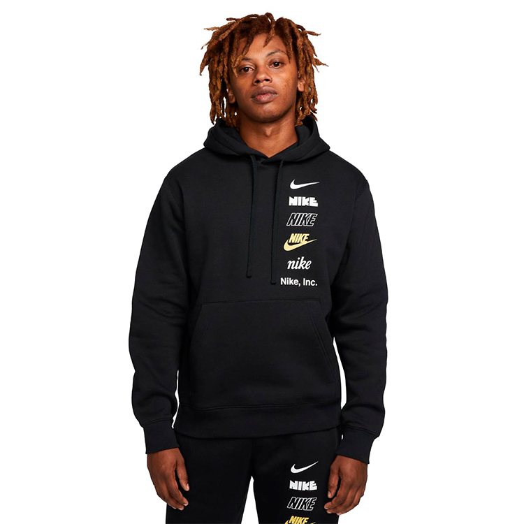 Hanorac pt bărbați Nike M NK CLUB+ BB PO HOODIE MLOGO S Negru photo 4