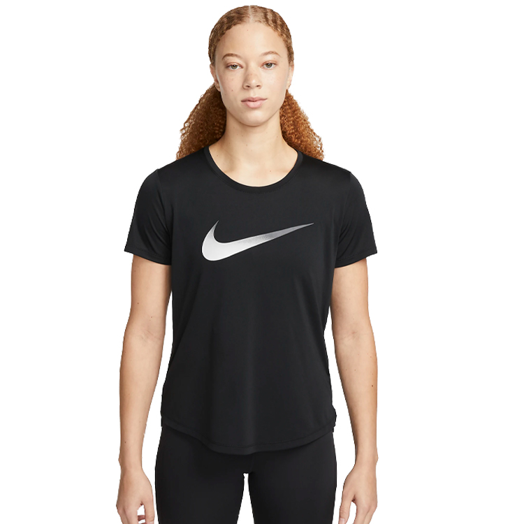 Tricou Nike W NK ONE DF SWSH HBR SS / Femei / L / Negru photo 5