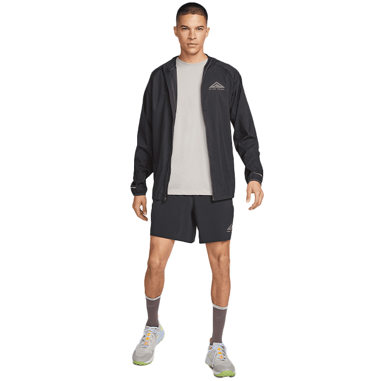 Мужская Ветровка Nike M NK AIREEZ JACKET 2XL Черный photo 4