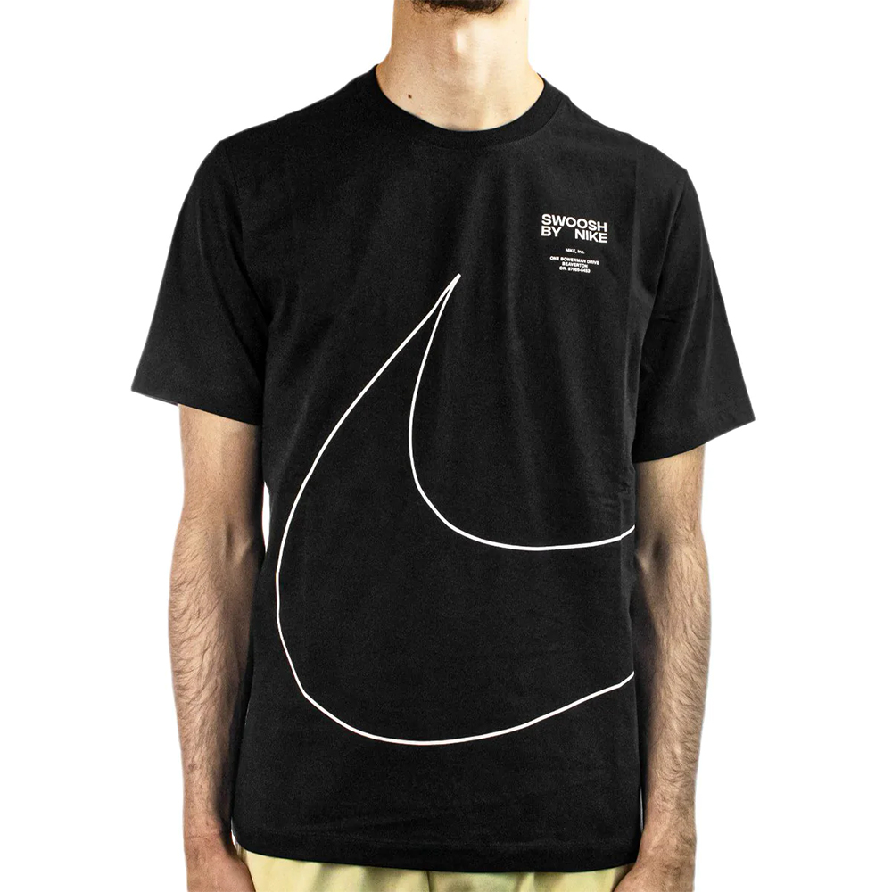 Футболка мужская Nike M NSW TEE BIG SWOOSH 2 M Черный photo 2