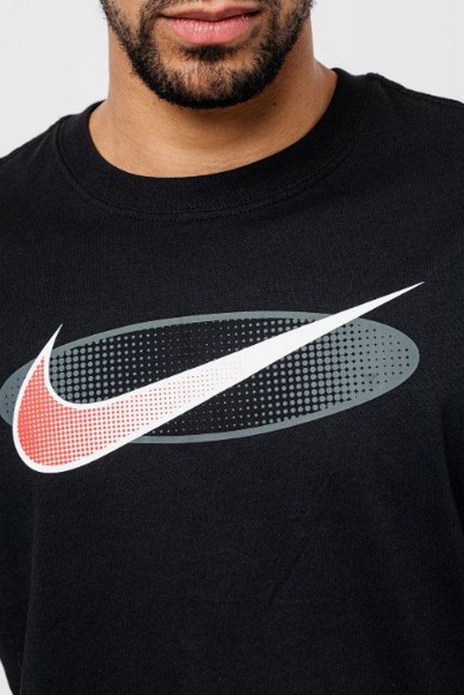 Футболка мужская Nike M NSW TEE M90 12MO SWOOSH S Черный photo 3