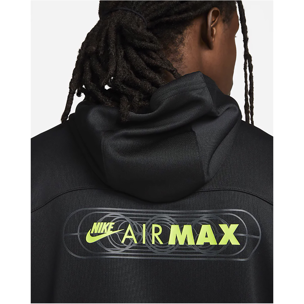 Мужская Толстовка Nike M NSW AIR MAX PK FZ HOODIE L Черный photo 2