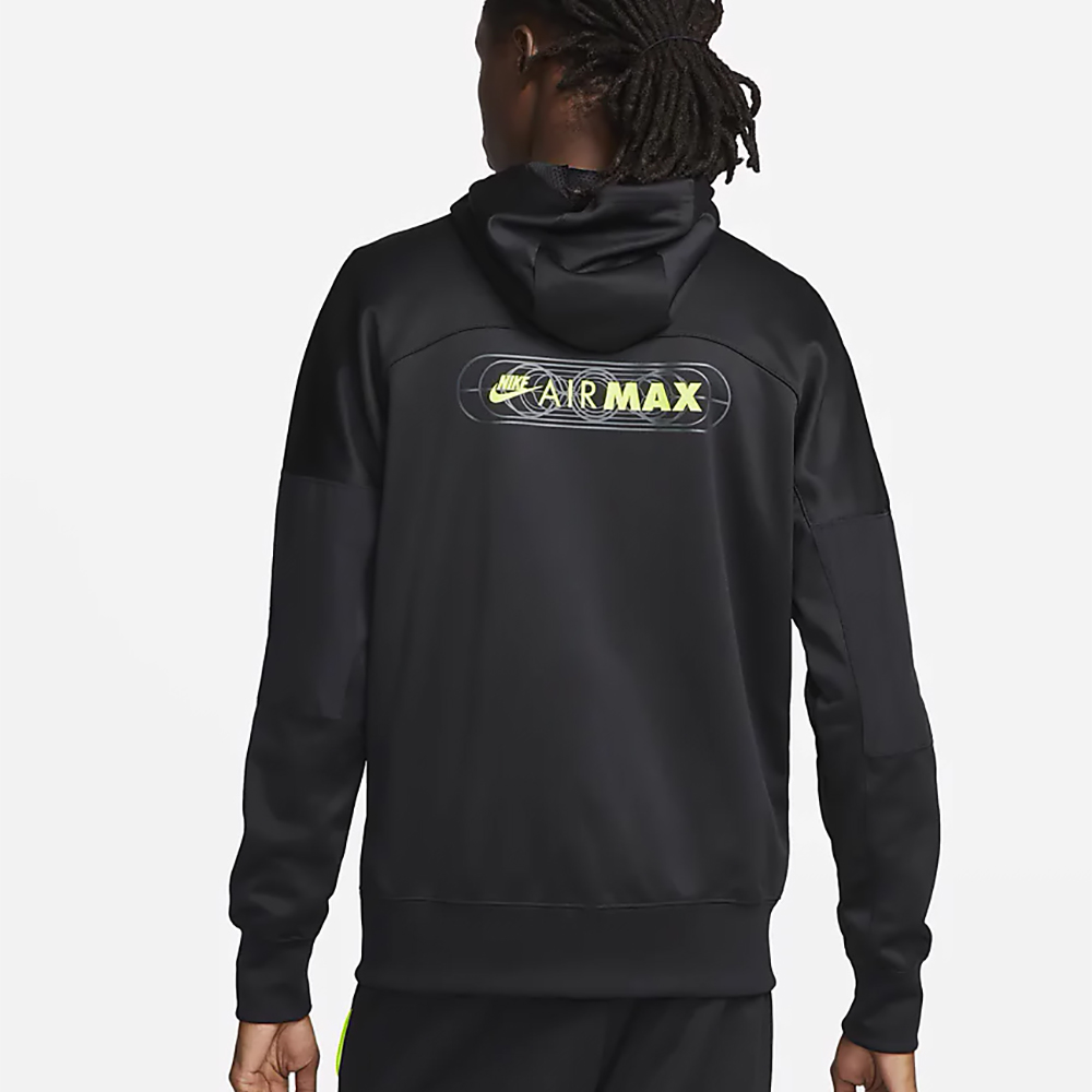 Мужская Толстовка Nike M NSW AIR MAX PK FZ HOODIE L Черный photo 3