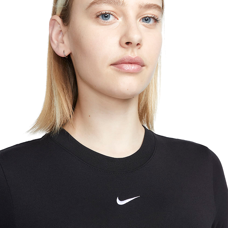 Tricou Nike W NSW TEE ESSNTL SLIM CRP LBR S Negru Femei photo 3