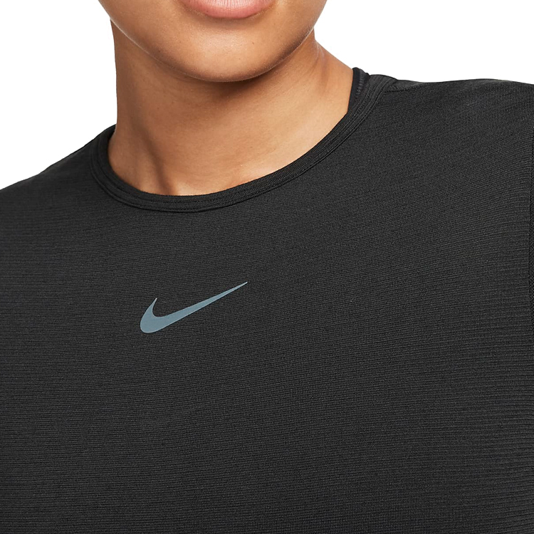 Tricou Nike W NK SWIFT WOOL DF SS TOP / Femei / S / Negru photo 3