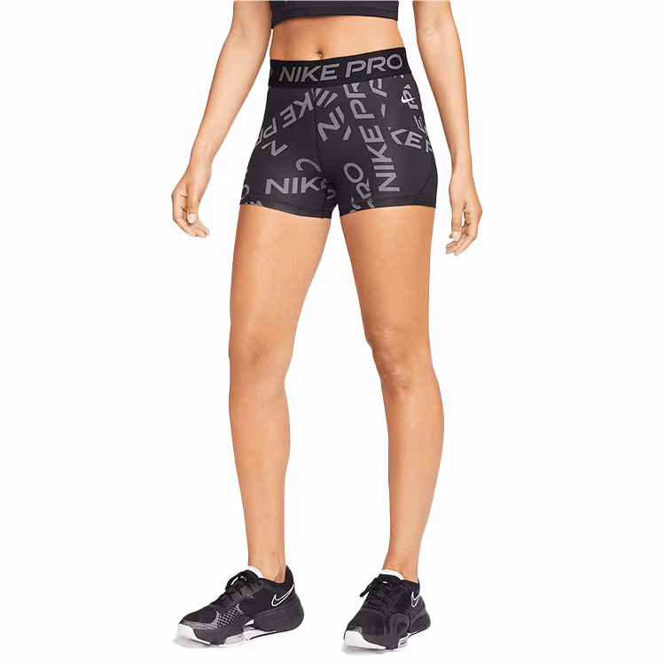 Шорты Nike W NP DF MR 3IN SHORT AOP 