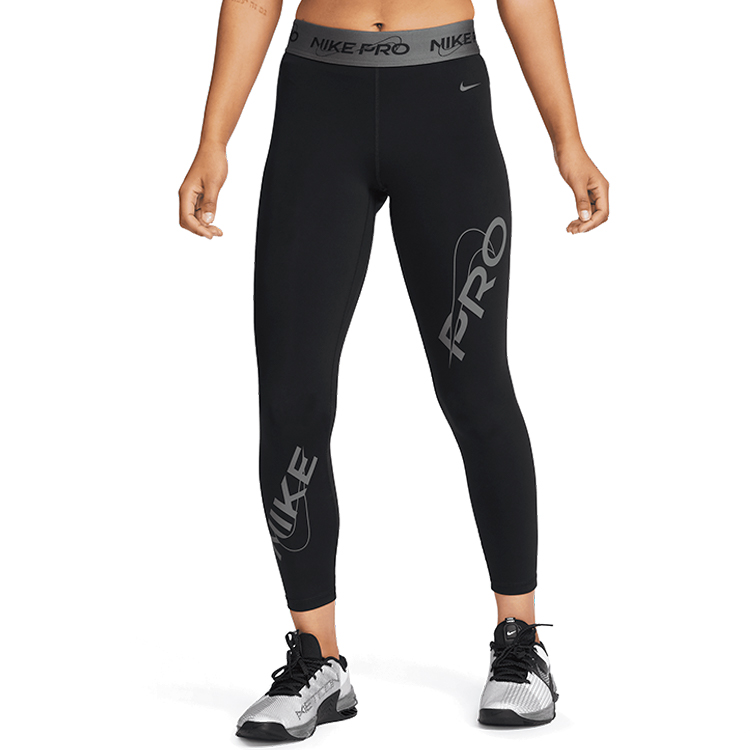 Легинсы Nike W NP DF MR GRX 7/8 TGHT / Женский / M / Черный photo 2