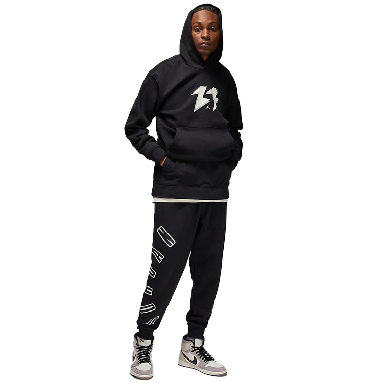 Pantaloni Nike M J FLT MVP HBR FLC PANT L Negru Barbati photo 3
