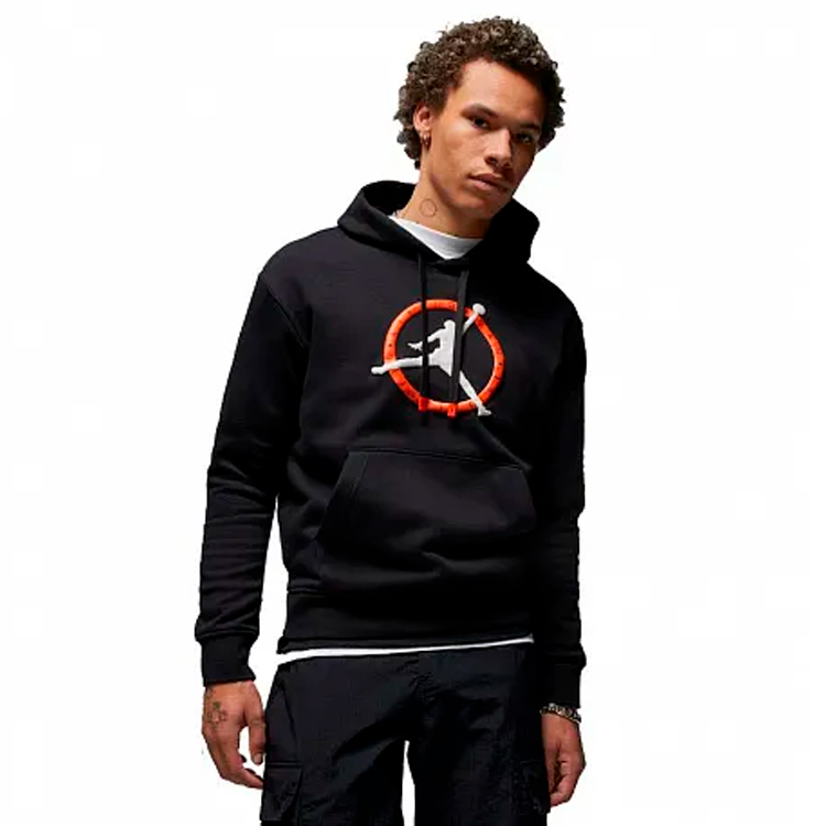 Мужская Толстовка Nike M J FLT MVP GFX FLC PO L Черный photo 2
