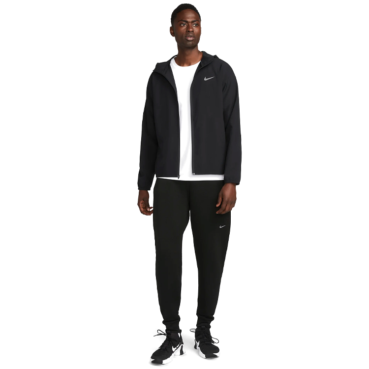 Мужская Толстовка Nike M NK DF FORM HD JKT S Черный photo 3