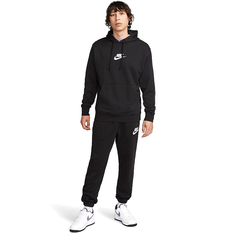Мужская Толстовка Nike M NK CLUB+ FT PO HOODIE LBR XS Черный photo 4